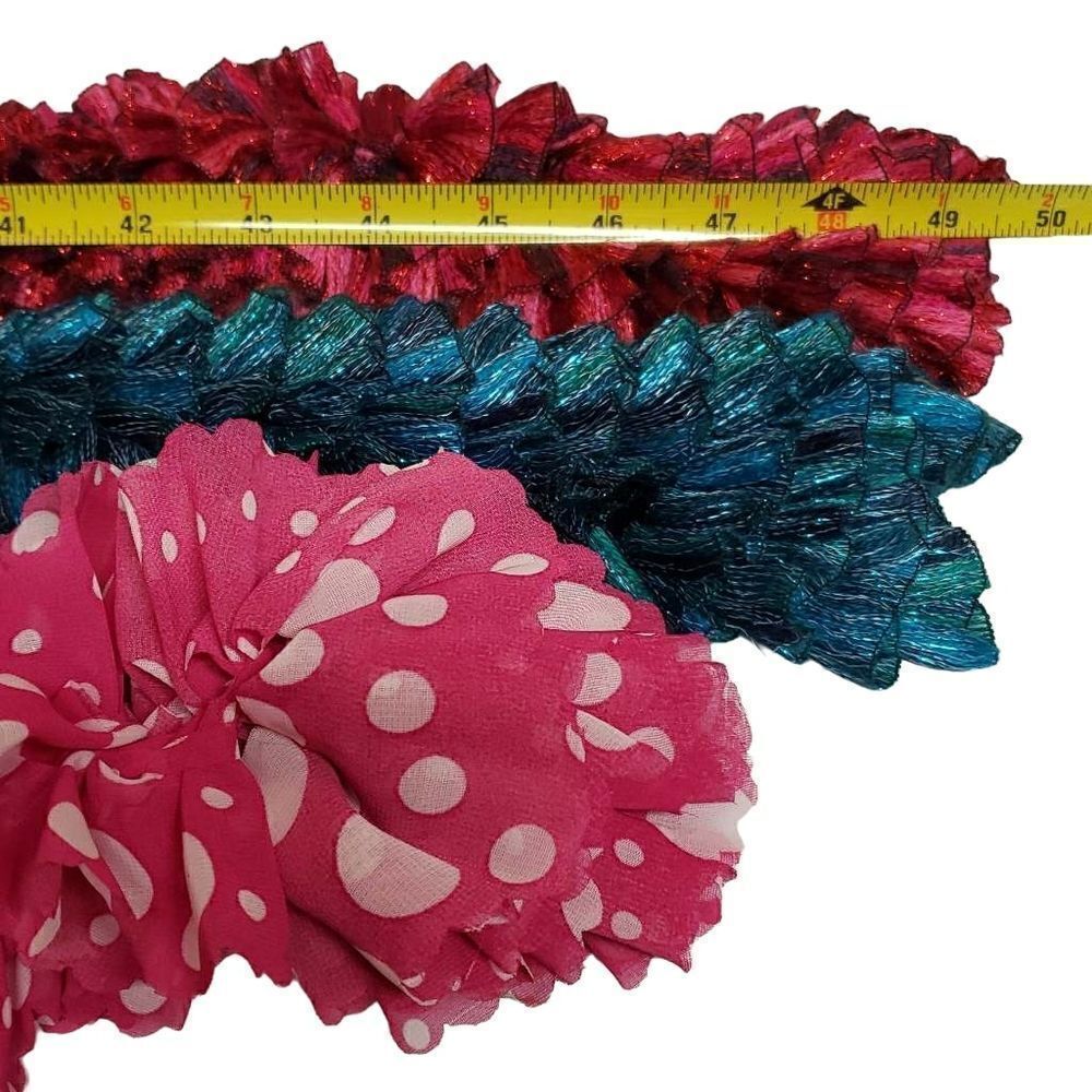🌹SCARF BUNDLE OF 3 HANDMADE🌟 - Picture 2 of 8